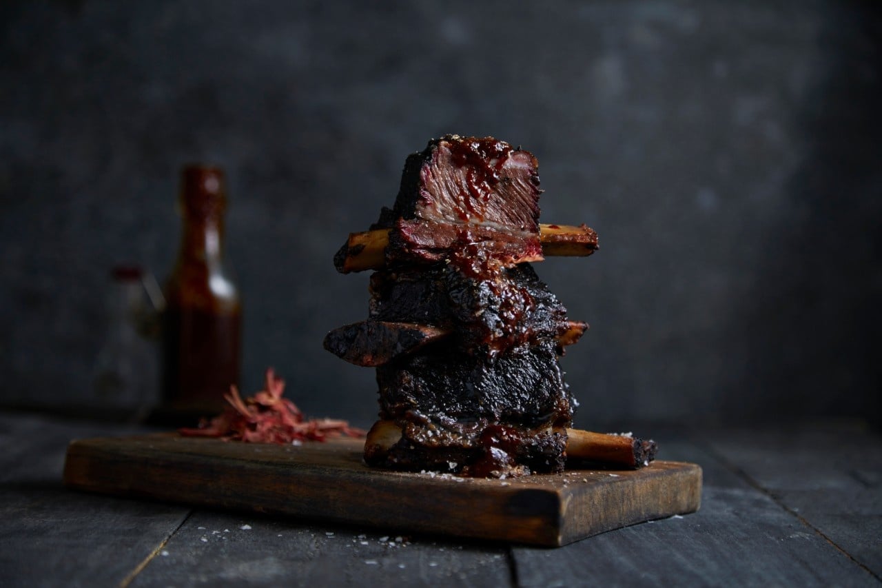  SmokeFire beef ribs with homemade Rub and BBQ sauce

