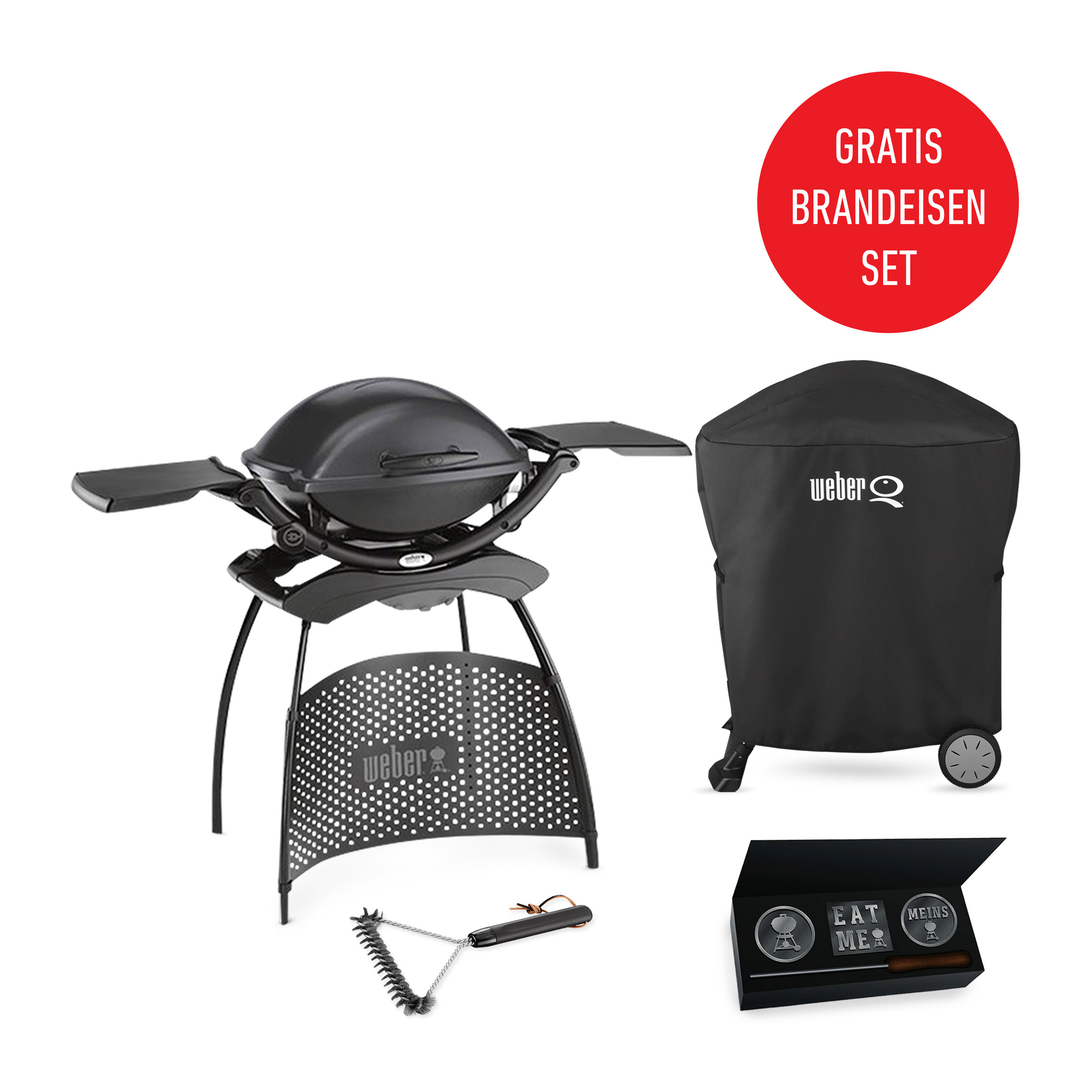 Weber Q 2400 Stand Griller in Dark Grey Weber® Grill Original
