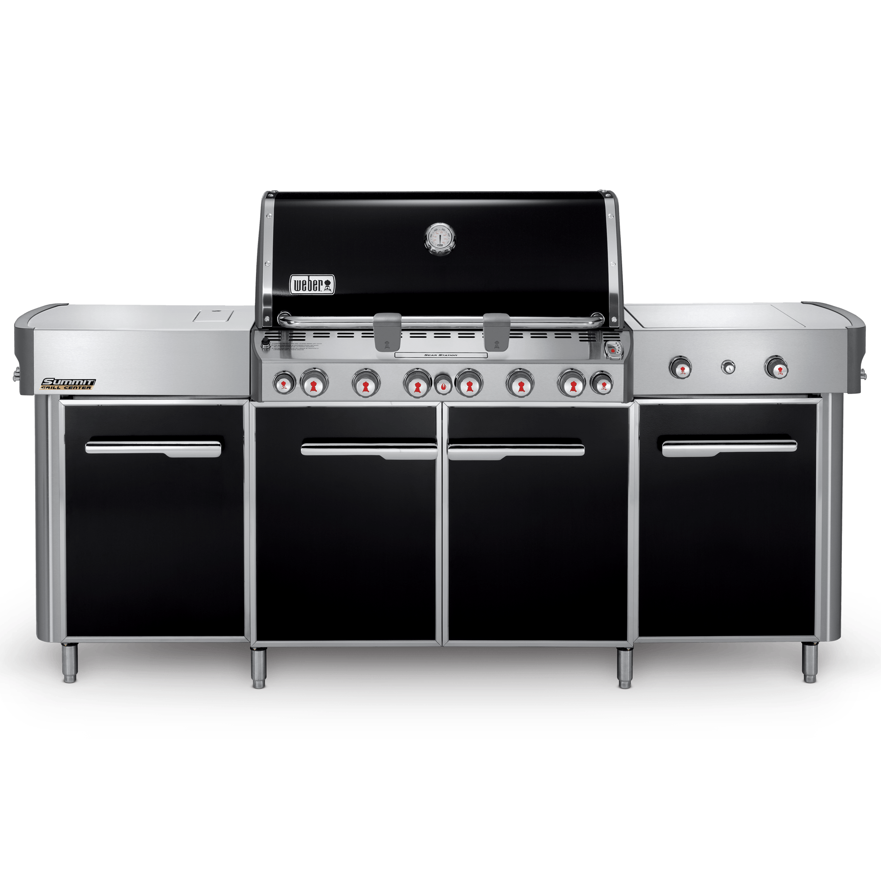 Weber Summit Grill Center Black Gas Grills Summit Grill Center