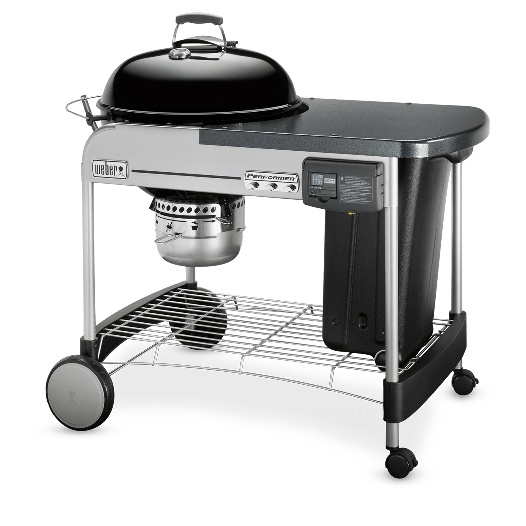 Weber 22 Performer Deluxe Charcoal Grill Grills Performer Deluxe Charcoal Grill 22