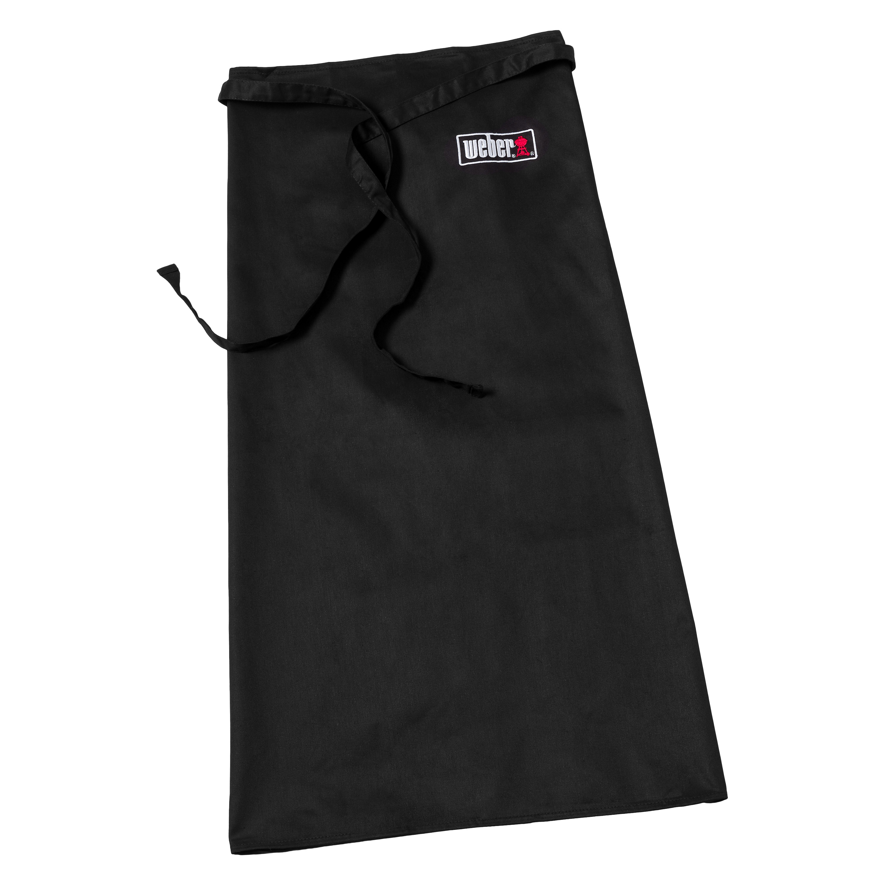 Bistroschürze, Schwarz mit Weber Logo