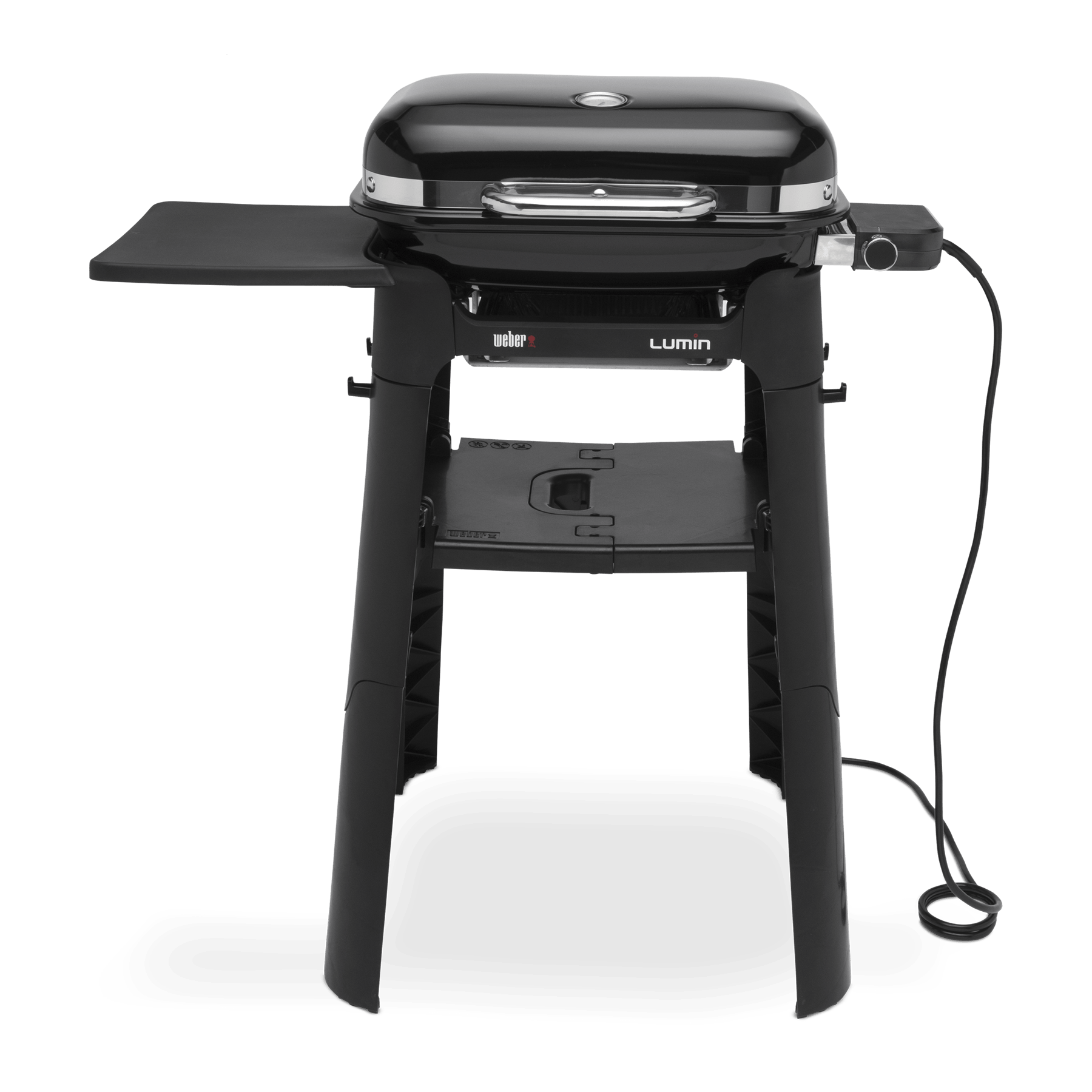 Lumin Red Compact Electric Grill with Stand image number 0