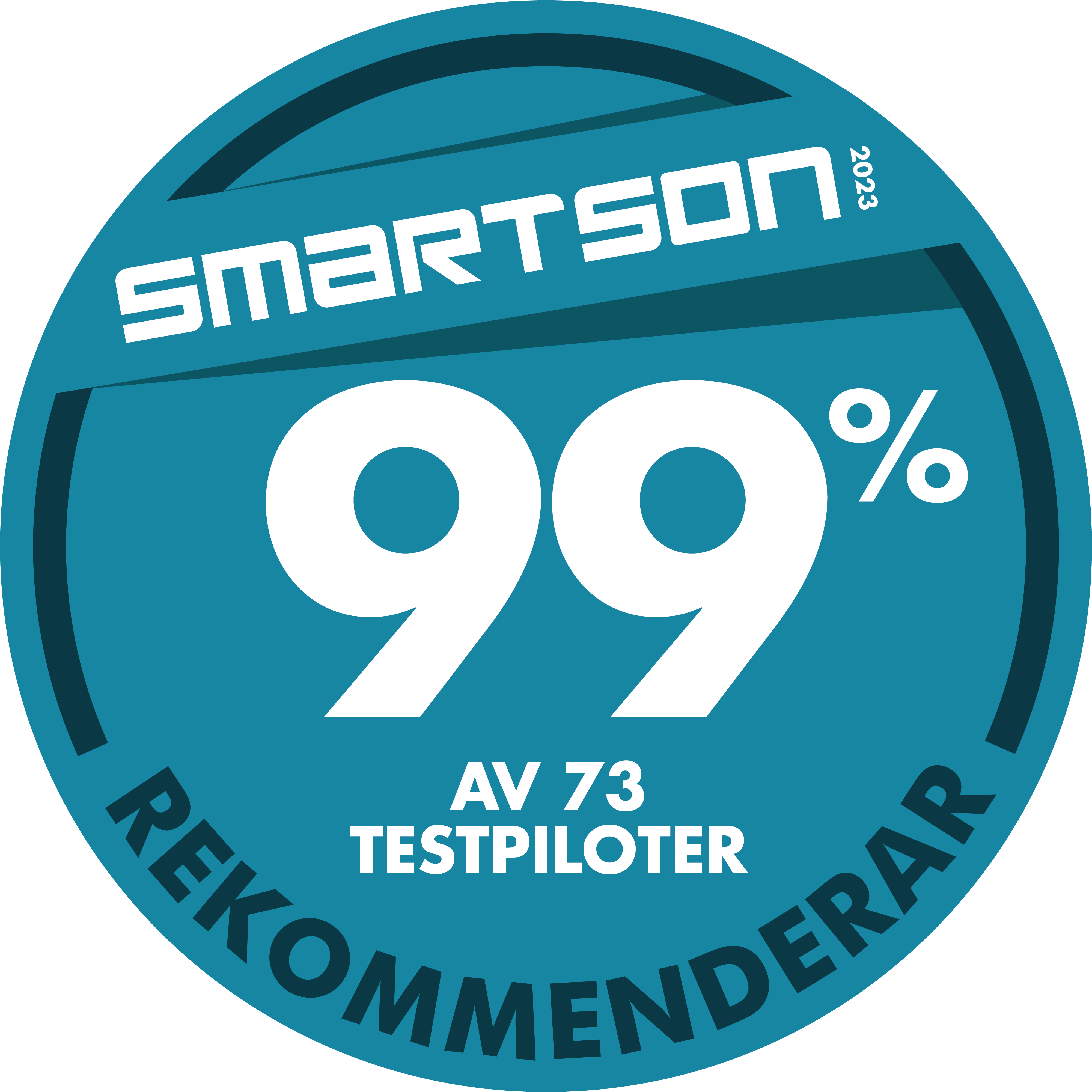 Smartson Badge - 99% Av 73 Testpiloter