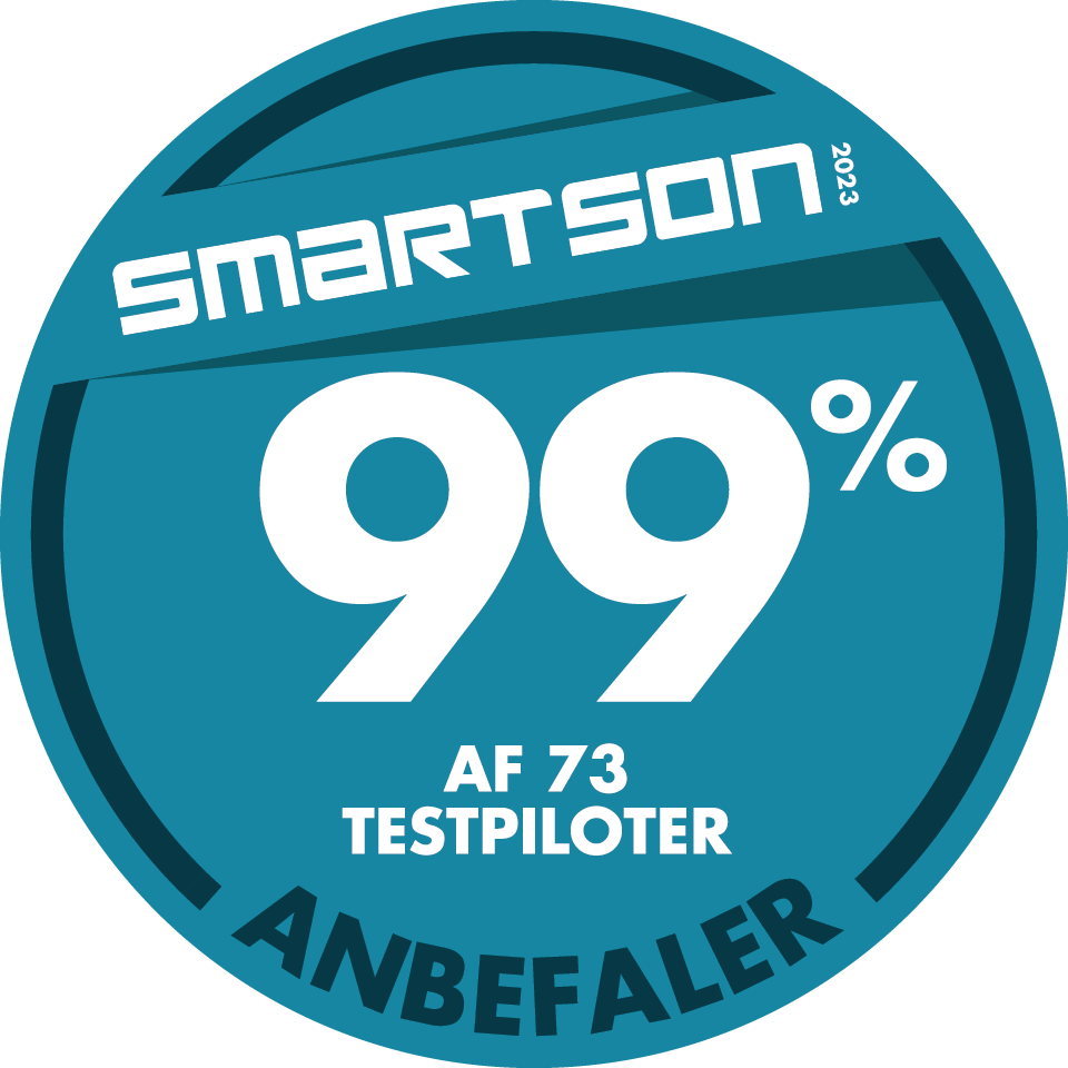 Smartson Badge - 99% af 73 Testpiloter