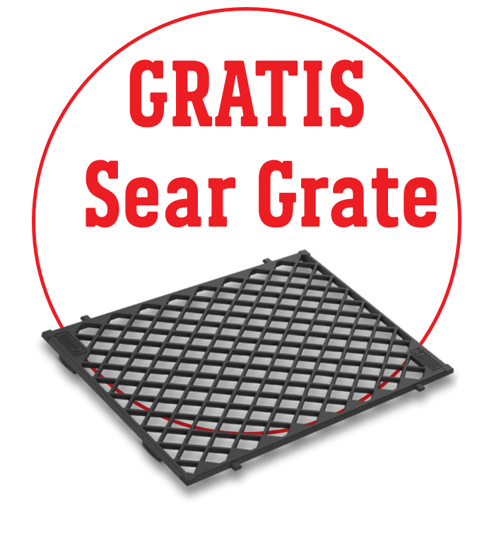 Gratis Sear Grate für jeden Genesis II LX mit 4 und 6 Brennern