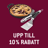Upp till 10% rabatt