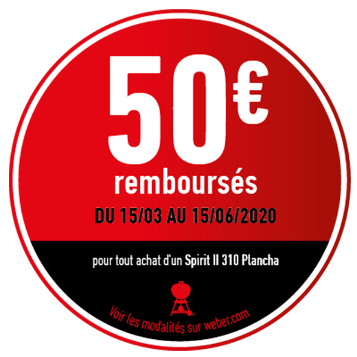 50 € remboursés