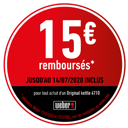 15 € remboursés