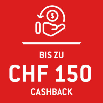 Bis zu 150€ Cashback