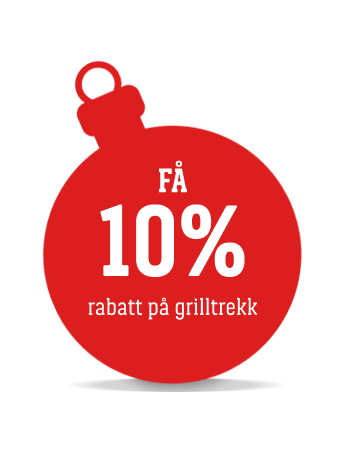 Få 10 % rabatt på grilltrekk