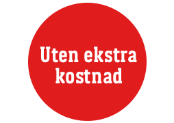Uten ekstra kostnad